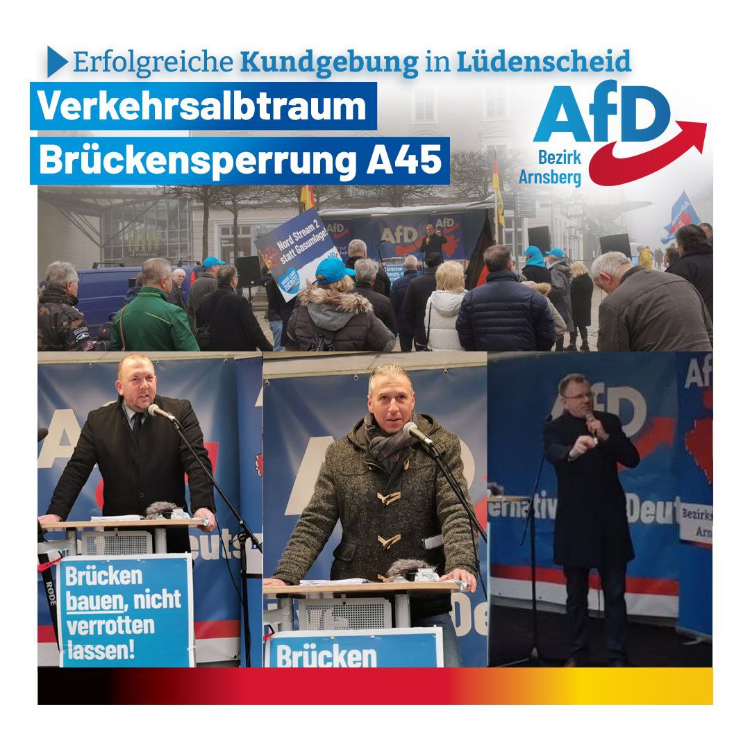 Erfolgreiche Kundgebung – AfD rockt Lüdenscheid - AfD Bezirk Arnsberg